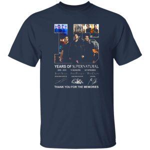 15 Years Of Supernatural Thank You For My Memories T-Shirts, Long Sleeve, Hoodies 4