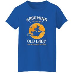 Assuming I’m just an old lady was your first mistake Halloween T-Shirts, Long Sleeve, Hoodies