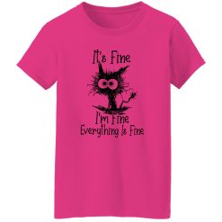 Black Cat It’s Fine I’m Fine Everything Is Fine T Shirts, Hoodies, Long Sleeve 2