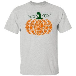 Cat Paw Print Pumpkin Halloween T Shirts, Hoodies, Long Sleeve