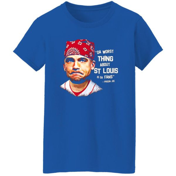 Da Worst Thing About St Louis Is Da Fans Prison Joe T-Shirts, Long Sleeve, Hoodies 00