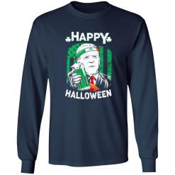 Funny Leprechaun Biden Joyeux Halloween pour la Saint-Patrick T-Shirts, Long Sleeve, Hoodies