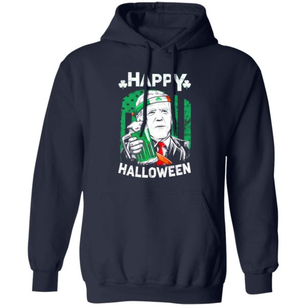 Funny Leprechaun Biden Joyeux Halloween pour la Saint-Patrick T-Shirts, Long Sleeve, Hoodies