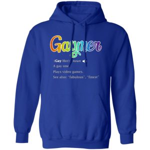 Gaymer Gaymer Noun A Gay One Plays Video Games T-Shirts, Long Sleeve, Hoodies 10