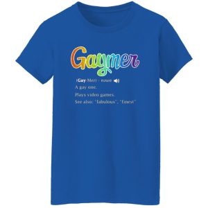 Gaymer Gaymer Noun A Gay One Plays Video Games T-Shirts, Long Sleeve, Hoodies 2