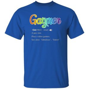 Gaymer Gaymer Noun A Gay One Plays Video Games T-Shirts, Long Sleeve, Hoodies 7