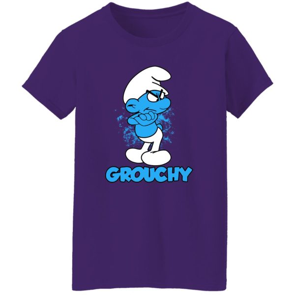 Grouchy Smurf T-Shirts, Long Sleeve, Hoodies 2