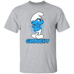 Grouchy Smurf T-Shirts, Long Sleeve, Hoodies 8