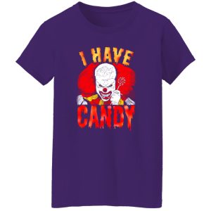 Halloween Scary Clown I Have Candy Horror T-Shirts, Long Sleeve, Hoodies