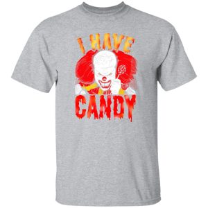 Halloween Scary Clown I Have Candy Horror T-Shirts, Long Sleeve, Hoodies