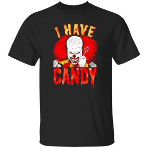 Halloween Scary Clown I Have Candy Horror T-Shirts, Long Sleeve, Hoodies