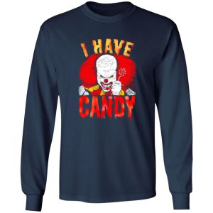 Halloween Scary Clown I Have Candy Horror T-Shirts, Long Sleeve, Hoodies