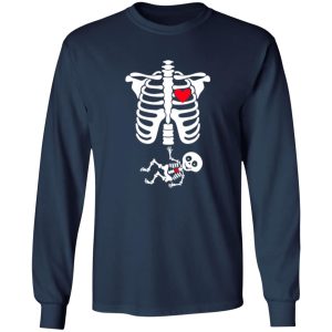 Halloween Skeleton Dad Mom Costume T-Shirts, Long Sleeve, Hoodies