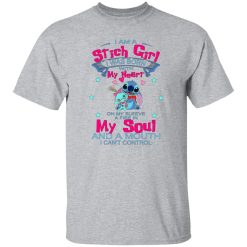 I Am A Stich Girl Was Born In With My Heart On My T-Shirts, Long Sleeve, Hoodies 11
