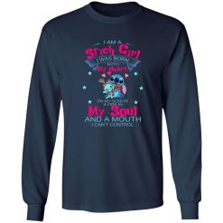 I Am A Stich Girl Was Born In With My Heart On My T-Shirts, Long Sleeve, Hoodies 13