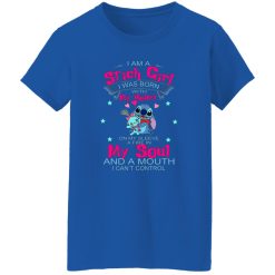 I Am A Stich Girl Was Born In With My Heart On My T-Shirts, Long Sleeve, Hoodies 2