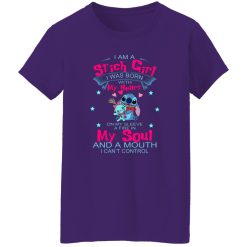 I Am A Stich Girl Was Born In With My Heart On My T-Shirts, Long Sleeve, Hoodies 3