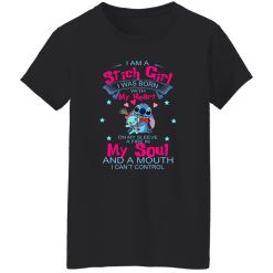 I Am A Stich Girl Was Born In With My Heart On My T-Shirts, Long Sleeve, Hoodies 4