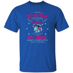 I Am A Stich Girl Was Born In With My Heart On My T-Shirts, Long Sleeve, Hoodies 6