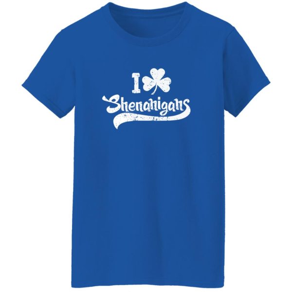 I Clover Shenanigans T-Shirts, Long Sleeve, Hoodies