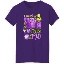 i like my mansions and haunted my tea a bit mad halloween T-Shirts, Long Sleeve, Hoodies