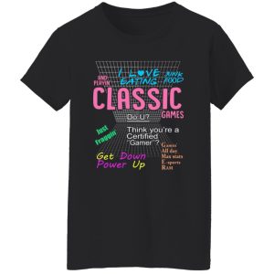 I Love Eating Classic Games T-Shirts, Long Sleeve, Hoodies 3