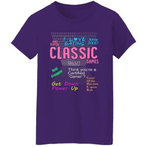 I Love Eating Classic Games T-Shirts, Long Sleeve, Hoodies 7