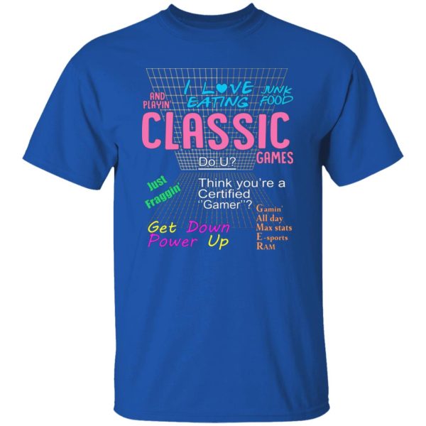 I Love Eating Classic Games T-Shirts, Long Sleeve, Hoodies 9