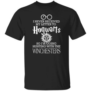 I Never Received My Letter To Hogwarts I’m Going Hunting With The Winchesters T-Shirts, Long Sleeve, Hoodies