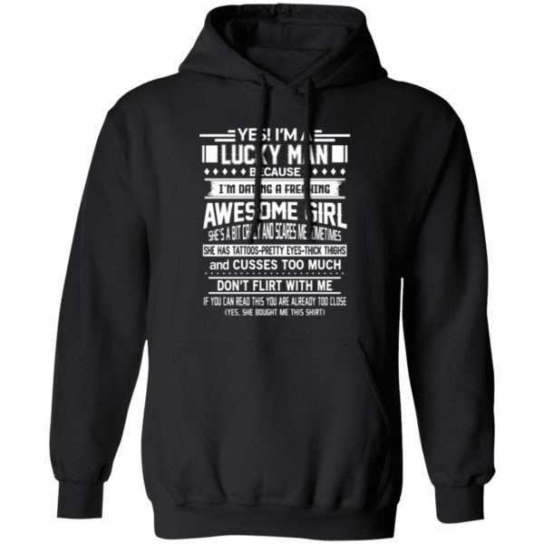 I’m A Lucky Man Dating A Freaking Awesome Girl Has Tattoos T-Shirts, Long Sleeve, Hoodies 9