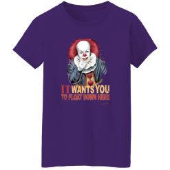 It Wants You To Float Down Here T-Shirts, Long Sleeve, Hoodies