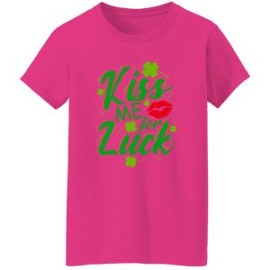 Kiss me for luck T Shirts, Hoodies, Long Sleeve