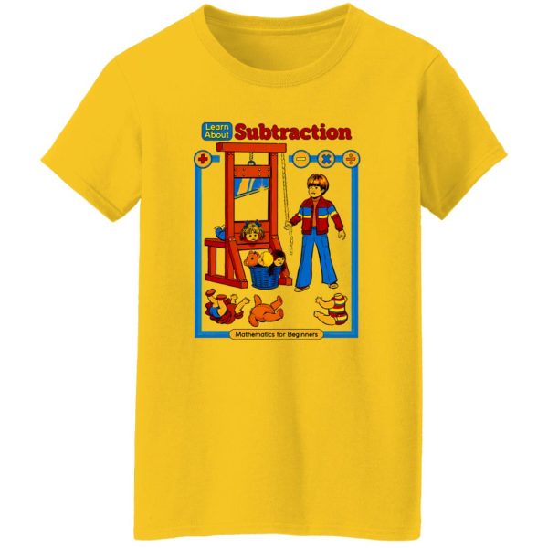 Learn About Subtraction T Shirts, Hoodies, Long Sleeve