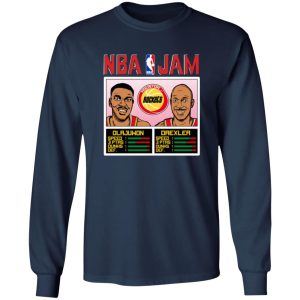 NBA Jam Rockets Olajuwon And Drexler T-Shirts, Long Sleeve, Hoodies 10