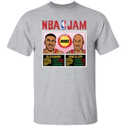 NBA Jam Rockets Olajuwon And Drexler T-Shirts, Long Sleeve, Hoodies 4