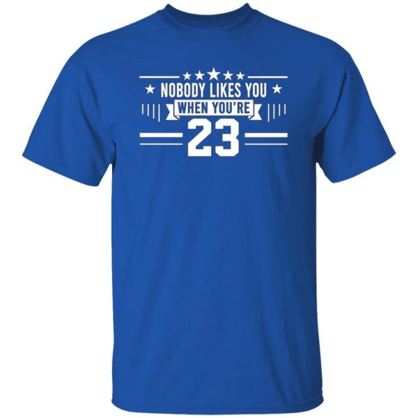 Nobody Likes You When You’re 23 T-Shirts, Long Sleeve, Hoodies 5