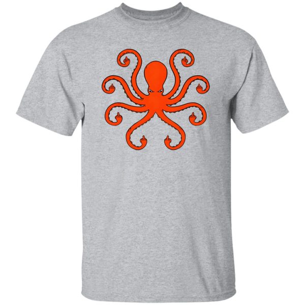 Octopus Middle Fingers T-Shirts, Long Sleeve, Hoodies 4