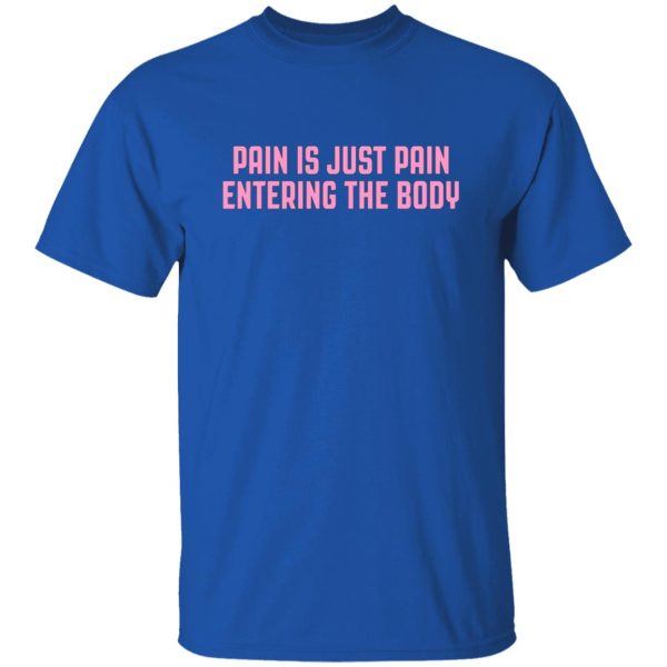 Pain Is Just Pain Entering The Body T-Shirts, Long Sleeve, Hoodies 13