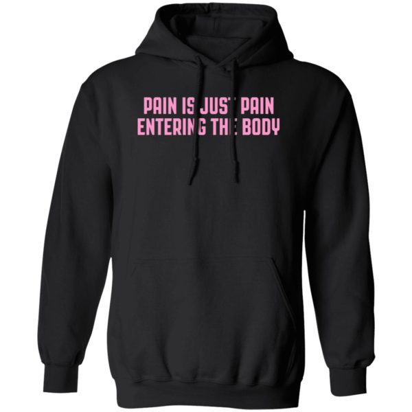 Pain Is Just Pain Entering The Body T-Shirts, Long Sleeve, Hoodies 9