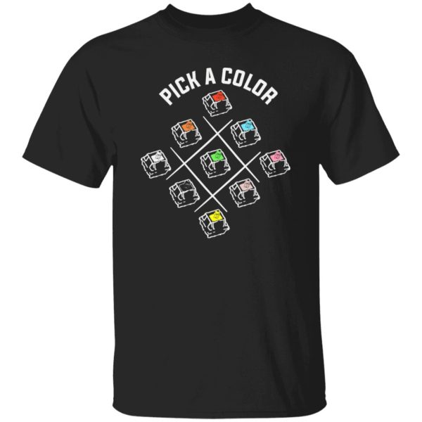 Pick A Color Mechanical Keyboard T-Shirts, Long Sleeve, Hoodies 4