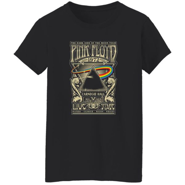 Pink Floyd 1972 The Dark Side Of The Moon Tour T-Shirts, Long Sleeve, Hoodies
