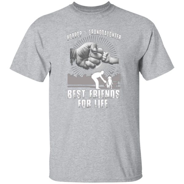 Poppop And Granddaughter Best Friends For Life T-Shirts, Long Sleeve, Hoodies 6