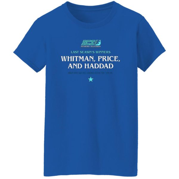 Running Man Whitman, Price, and Haddad T-Shirts, Long Sleeve, Hoodies
