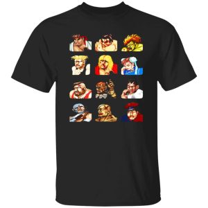 Street Fighter 2 Continue Faces T-Shirts, Long Sleeve, Hoodies 33