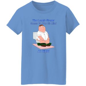 The Lonely Stoner Seems To Free His Mind At Night Peter Griffin Version T Shirts, Hoodies, Long Sleeve 2