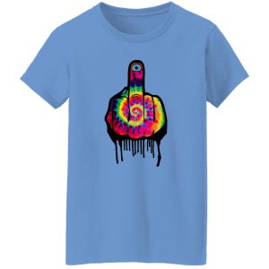 Tie Dye Middle Finger T Shirts, Hoodies, Long Sleeve