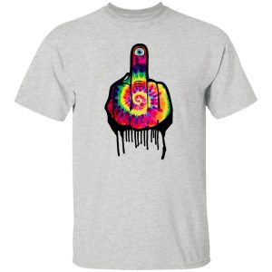 Tie Dye Middle Finger T Shirts, Hoodies, Long Sleeve