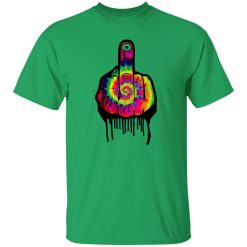 Tie Dye Middle Finger T Shirts, Hoodies, Long Sleeve