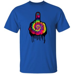 Tie Dye Middle Finger T Shirts, Hoodies, Long Sleeve