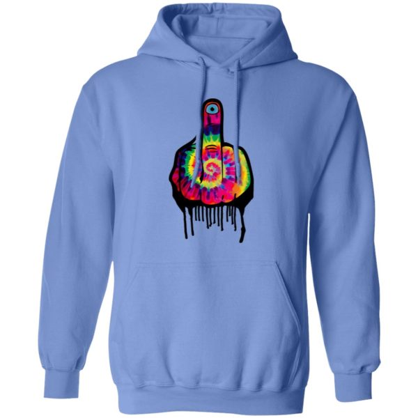 Tie Dye Middle Finger T Shirts, Hoodies, Long Sleeve